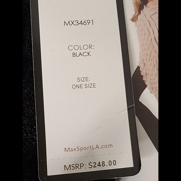 NWT - MAX SPORT PONCHO W/ RUFFLES - Picture 3 of 16